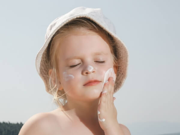Crema solar para niños