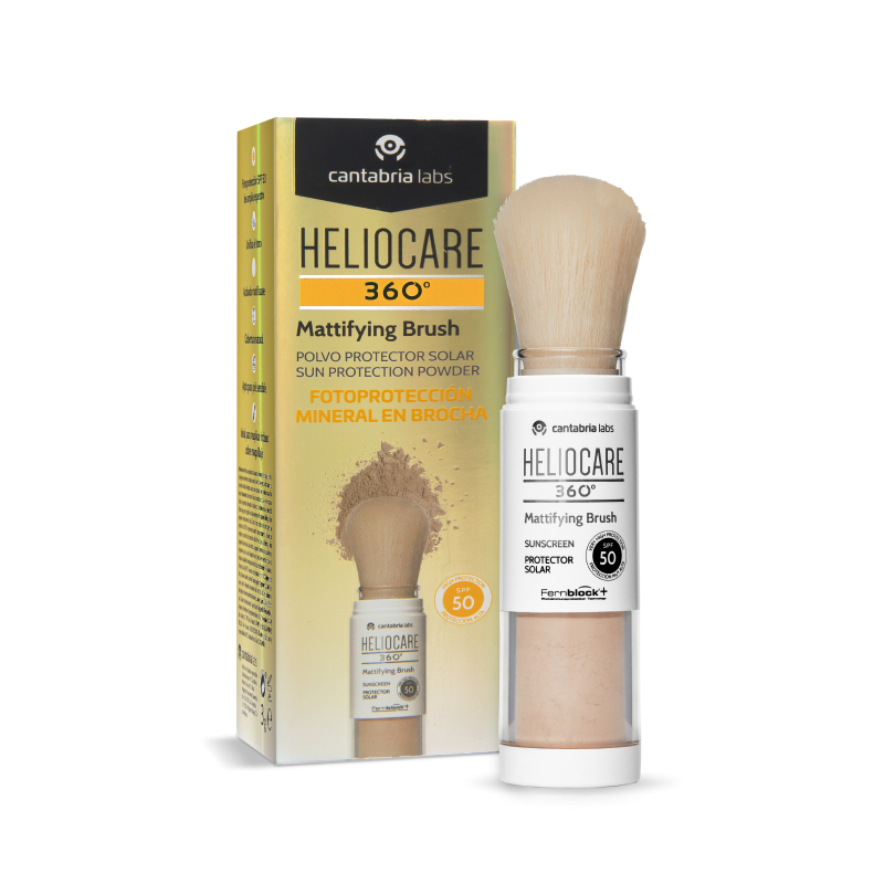 Heliocare 360 Mattifying Brush Polvo Protector Solar Cantabria Labs